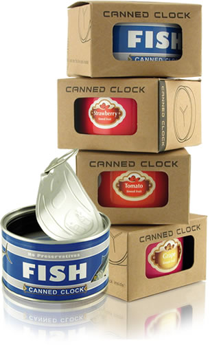 FUNNY CLOCK - Orologio personalizzabile in lattina